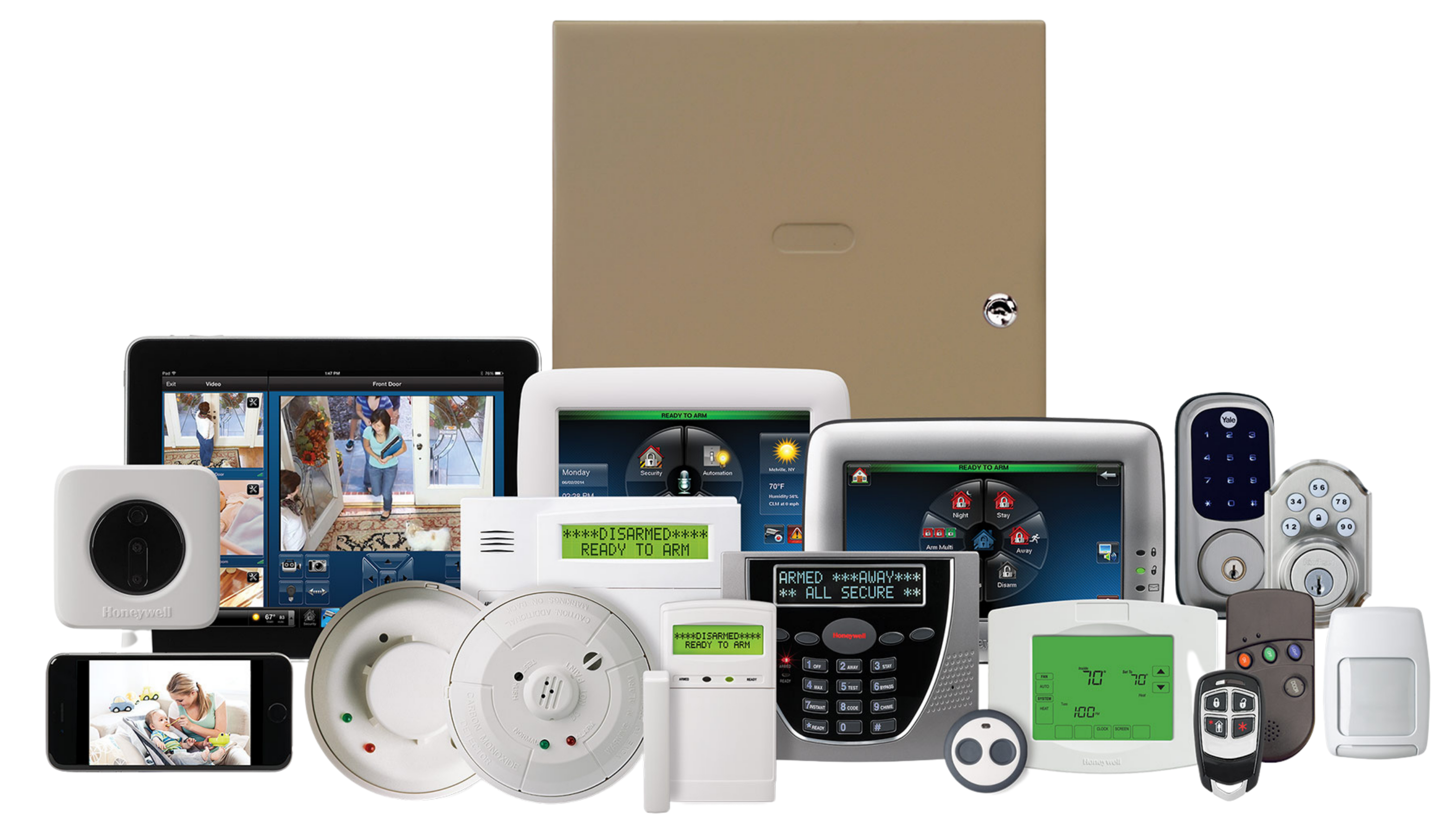 The Vista Series line of security alarm systems from Ademco and Honeywell. Commonly installed by ADT in the early 2000's.